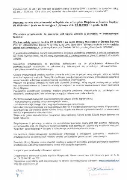 ogloszenie o i przetargu nieograniczonym 26.10.2020 2