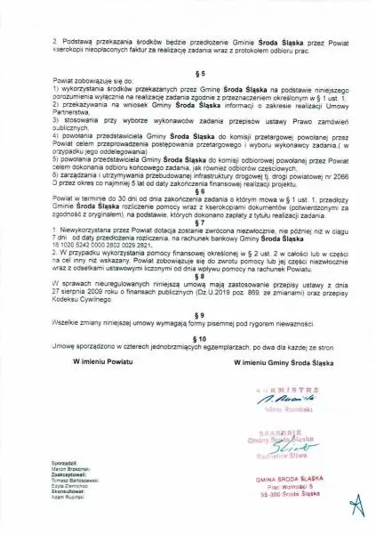 umowa partnerstwa miedzy powiatem a gmina z 13.08.2020 str. 3