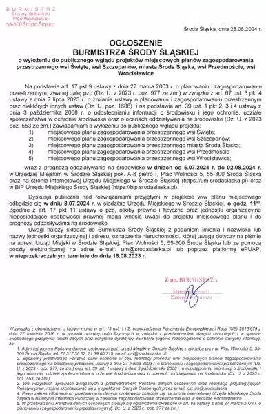 ogloszenie burmistrza ogloszenie do prasy 1