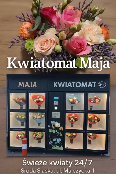 reklama kwiatomat maja