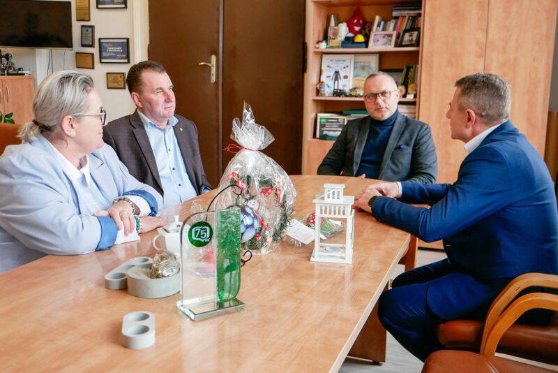 Rozmowy o kluczowych sprawach dla Powiatu Średzkiego