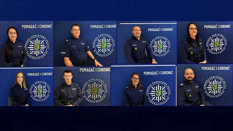 Poznajcie swoich dzielnicowych z Komendy Powiatowej Policji w Środzie Śląskiej!