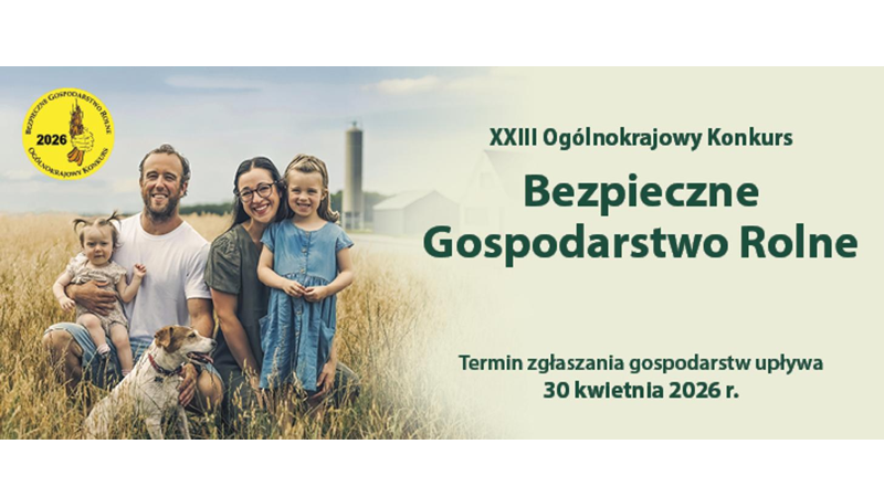 KRUS promuje bezpieczeństwo w rolnictwie: start XXIII edycji ogólnokrajowego konkursu