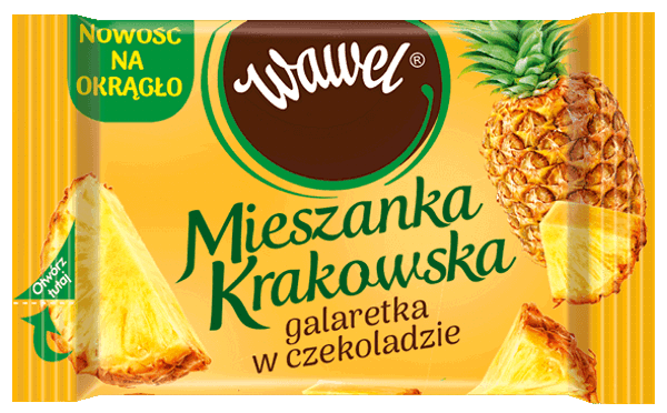 mieszanka krakowska na okraglo ananasowa 1kg ananas