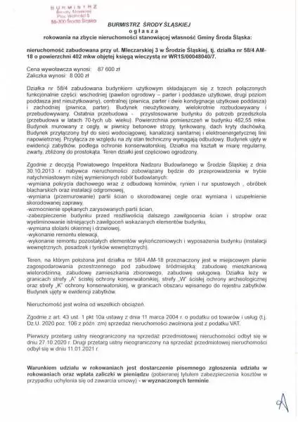 ogloszenie o rokowaniach w dn. 17.03.2021 1