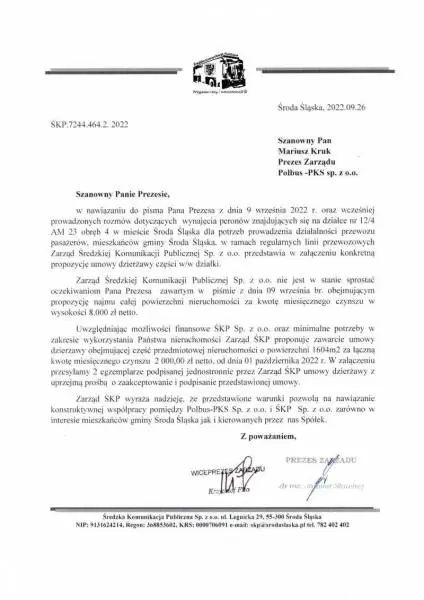 p pismo przewodnie 1