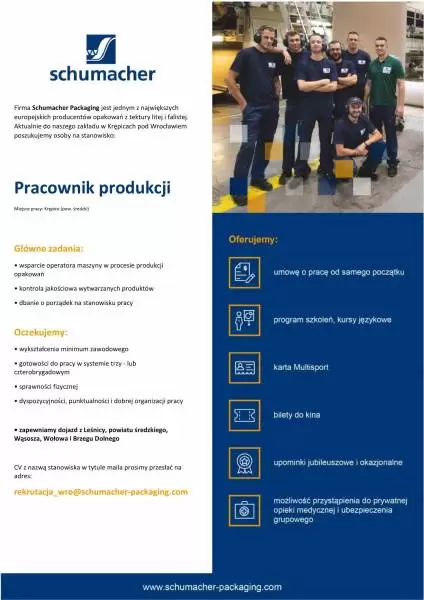 schumacher ogloszenie o prace wersja 2 pracownik produkcji 1