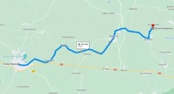 trasa rajd rowerowy 8 maja