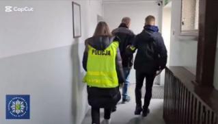 Sprawca przemocy domowej w rękach średzkich policjatów