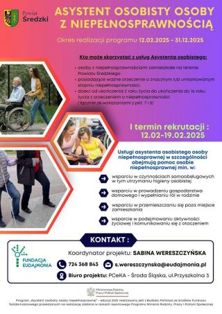 Asystent osobisty osoby z niepełnosprawnością w powiecie średzkim