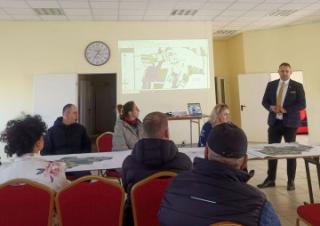 Spotkanie dotyczące scalania gruntów w Pielaszkowicach