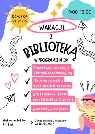 A może wakacje ze średzką biblioteką?