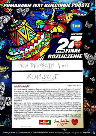 Na WOŚPowisku zebrano ponad 15 tysięcy złotych!