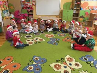 Mikołaj w przedszkolu w Ciechowie