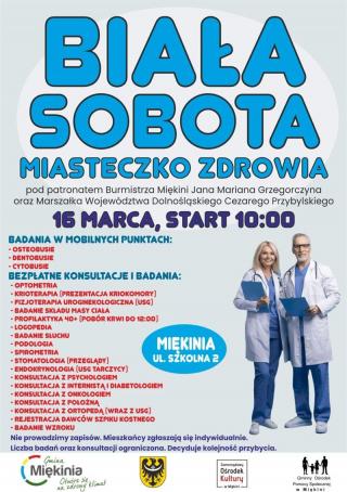 Biała Sobota - Miasteczko Zdrowia w Miękini