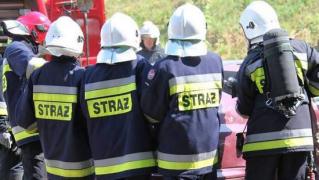 WYPADEK NA DK94. JEDNA OSOBA POSZKODOWANA