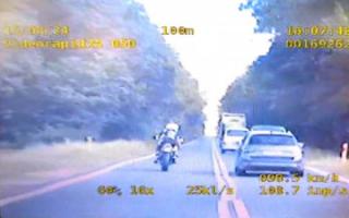 4750 zł mandatu oraz 65 punktów karnych dla lekkomyślnego motocyklisty!
