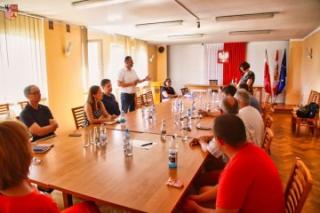 Rozmawiali o strategicznych kierunkach rozwoju Gminy Udanin