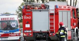 Na drodze krajowej zderzyły się dwa pojazdy