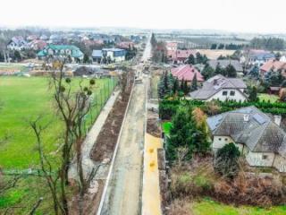 Trwa przebudowa drogi Lutynia-Zakrzyce-Gałów