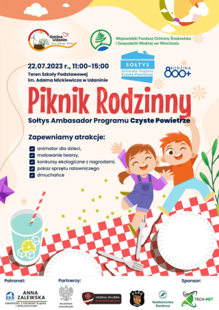 Piknik Rodzinny w Udaninie z wieloma atrakcjami
