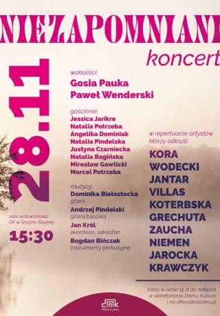 Koncert Niezapomniani wkrótce w średzkim Domu Kultury