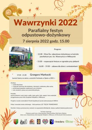 Wawrzynki w Wilkszynie już w najbliższą niedzielę