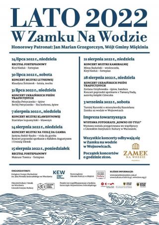 Wojnowickie lato 2022 w zamku na wodzie