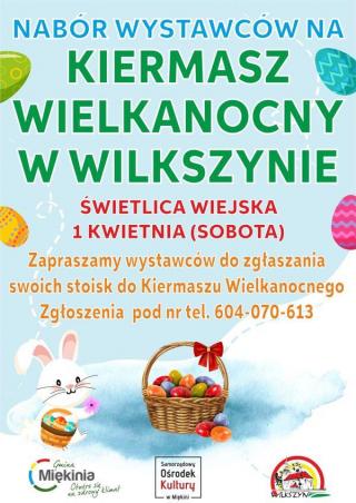 Nabór wystawców na Kiermasz Wielkanocny w Wilkszynie