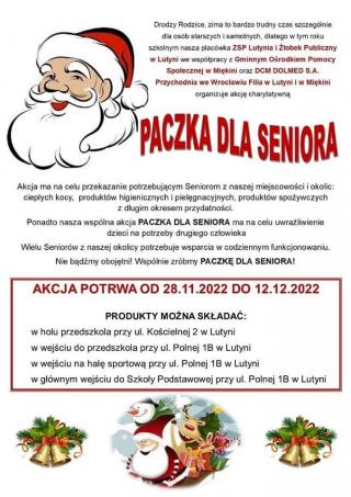 “Paczka dla Seniora” - wyjątkowa inicjatywa w Lutyni