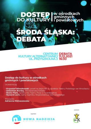 Dostęp do kultury? Debata z posłem Krzysztofem Mieszkowskim