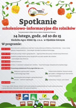 Spotkanie dla rolników w Ujeździe Górnym