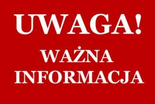 Drodzy rodzice, droga młodzieży, drodzy mieszkańcy!