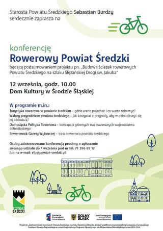 „Rowerowy Powiat Średzki”. Konferencja podsumowująca projekt