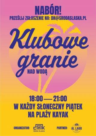 Klubowe granie nad wodą – poszukiwani DJ-e !