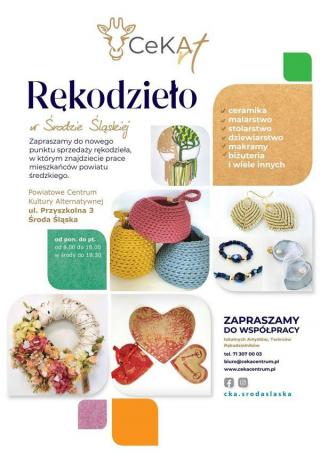 Sklepik rękodzielniczy w powiatowym centrum kultury już czynny!