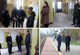 Wizja na stacji PKP Środa Śląska ws. otwarcia poczekalni