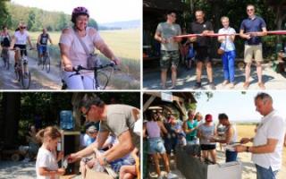 Piknik rowerowy i otwarcie punktu rekreacyjno-widokowego w Dębkach