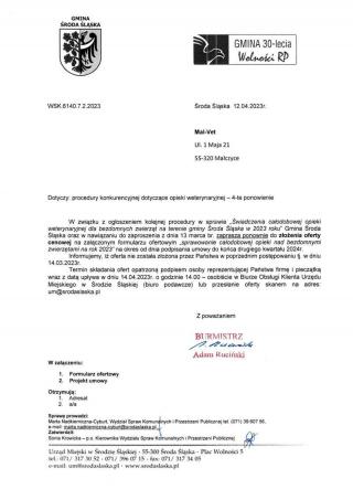 Wydział WSK ponownie zaprasza do usługi całodobowej opieki weterynaryjnej