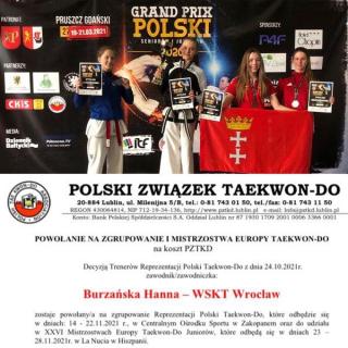Hanna Burzańska i Jakub Filozof w gronie Najlepszych z Najlepszych w Taekwon-do