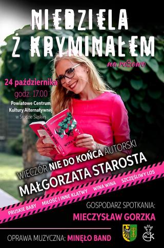 Małgorzata Starosta kolejnym gościem “Niedzieli z kryminałem”