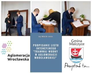 „Tramwaj Wodny w Aglomeracji Wrocławskiej” - podpisanie listu intencyjnego