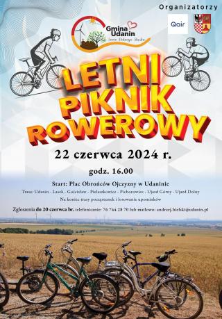 Letni Piknik Rowerowy Gminy Udanin startuje już 22 czerwca!