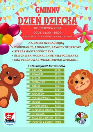Gminny Dzień Dziecka w Malczycach! Na dzieci czeka wiele atrakcji