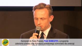 Kandydat do Rady Powiatu Piotr SOBCZYK