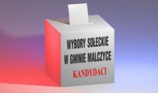 Obwieszczenie Gminnej Komisji Wyborczej w Malczycach o zarejestrowanych kandydatach na Sołtysów