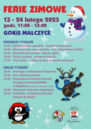 Ferie zimowe z GOKiS Malczyce