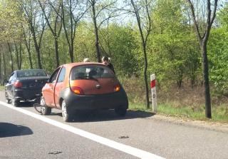 Kolizja w Komornikach i wypadek we Wróblowicach. 1 osoba poszkodowana