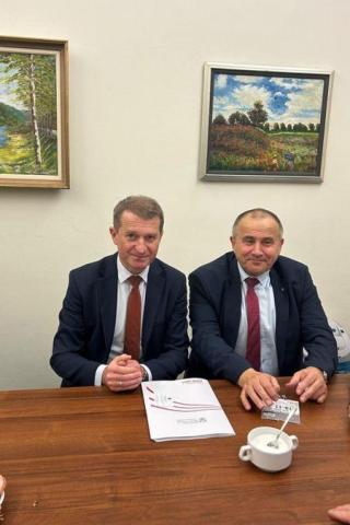 Burmistrz Miękini spotkał się z Sekretarzem Stanu w Ministerstwie Sportu i Turystyki