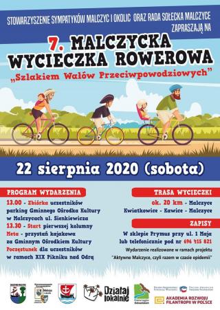 Zaproszenie na Malczycką Wycieczkę Rowerową